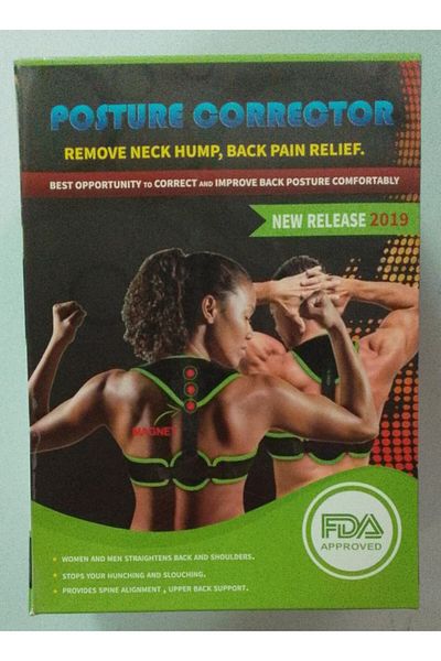 Generic 2pcs Shoulder and Back Support Corrector Belt for Exercise Pain Relief