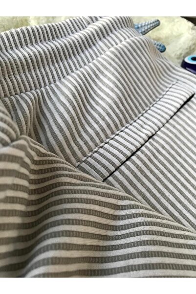 Butik ERKEK WAFFLE %100 PAMUK KUMAŞ- BELİ LASTİKLİ - LİKRALI-ARKA CEBİ FERMUARLI 3 CEPLİ ŞORT