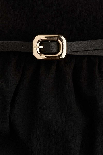 H&M Belted bandeau dress