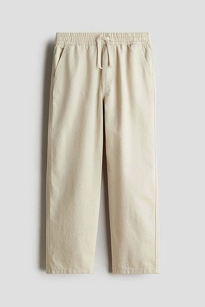 H&M Loose-fit cotton twill trousers