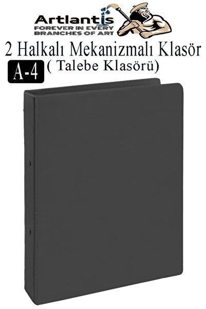 Artlantis 2 Halkalı Klasör 1 Adet A4 PVC Öğrenci ve Ofis Tipi Evrak Sunum Tal...