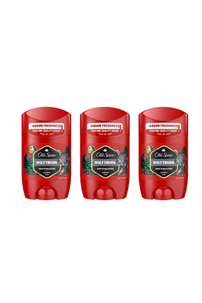 Old Spice Deo Stick 50 Ml Wolfthorn X 3 Adet