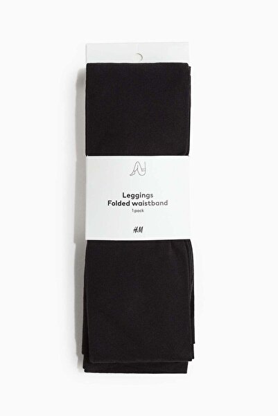 H&M Folded-waistband leggings