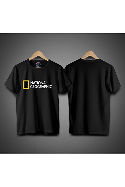 BBS CLOTHES تي شيرت مطبوع عليه ناشيونال جيوغرافيك مصنوع من القطن الفاخر بنسبة...