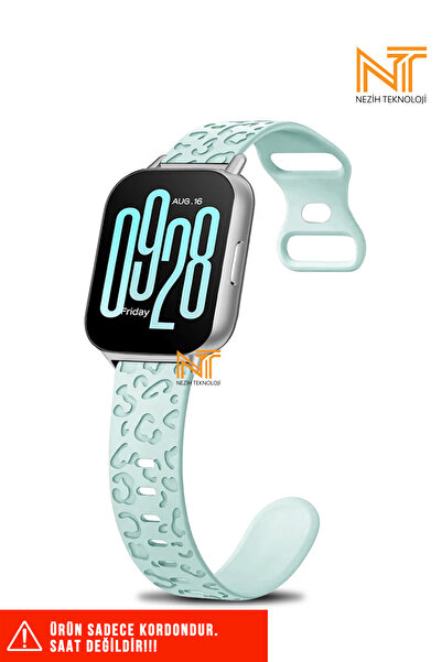 Nezih Case Xiaomi Redmi Watch 4 / 5 / 6 / Band 8 Pro / Uyumlu A Kalite Leopar...