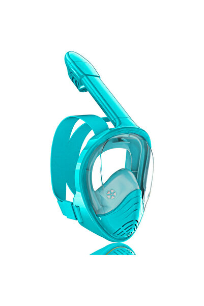 Choice قناع غوص احترافي XS Green قابل للطي بزاوية 180 درجة للغوص تحت الماء وغ...