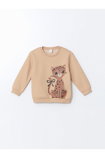 LC Waikiki LCW Kız Bebek Sweatshirt ve Eşofman Alt 2'li
