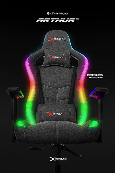 XPRİME xPrime Arthur Pro ARGB Ledli Oyuncu Koltuğu