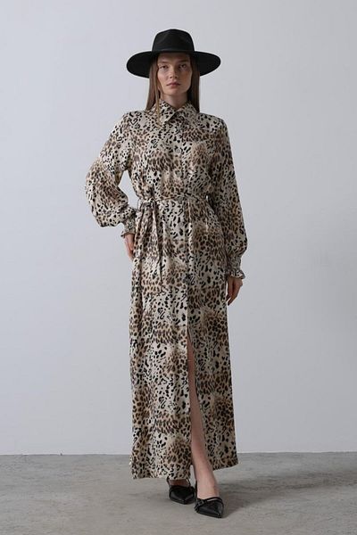 Simala Leopard Patterned Gimpel Dress - Leopard