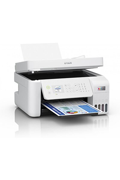 Universal طابعة إبسون L5296 MEAF - ماسح ضوئي - ناسخ - فاكس مع خزان حبر ملون W...
