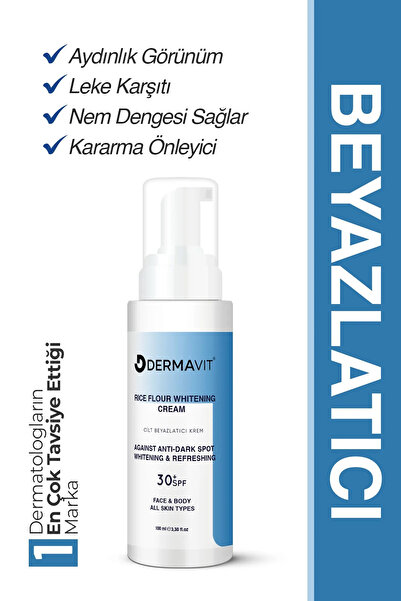 Dermavit Koltuk Altı-diz-dirsek Ve Bikini Bölgesi Cilt Beyazlatıcı Krem 100 ml Skin Whitening Cream