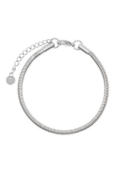 Heideman Sleek Armkette Herren Valen silberfarben modisch