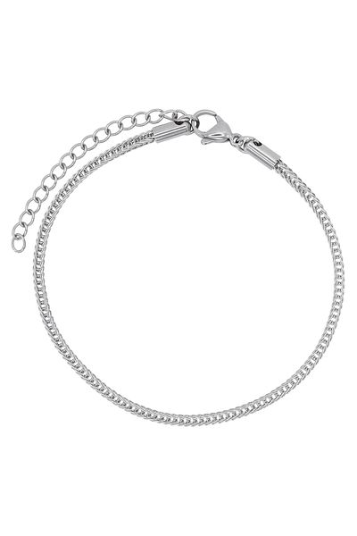 Heideman Gliederarmband Herren Ethan Silberfarben Basic