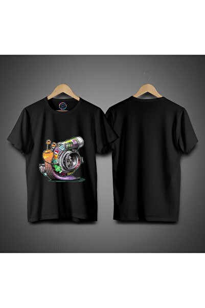 BBS CLOTHES تي شيرت توربو أنيميشن مصنوع من القطن الفاخر بنسبة 100%