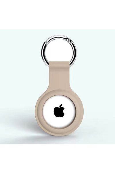 Choice sand pink Cover for Apple Airtags Case Liquid Silicone Protective Shell tracker Accessories Anti-scr