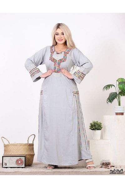 Genrics Comfortable and flowing cotton reception jalabiya