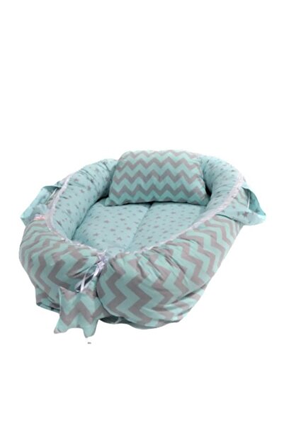 Bambaşka Babynest Bebek Uyku Yatağı Ve Yastağı %100 Pamuk