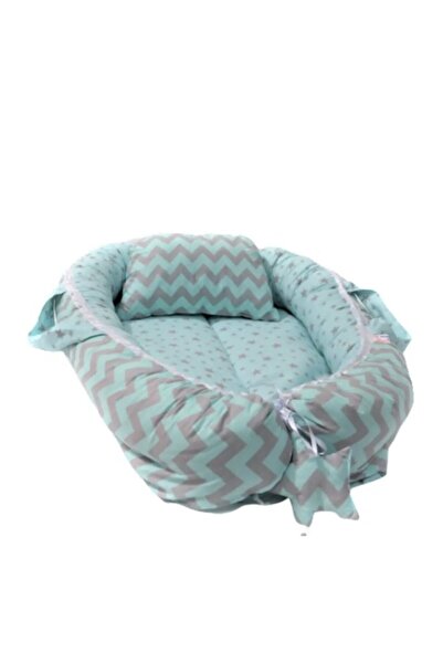 Bambaşka Babynest Bebek Uyku Yatağı Ve Yastağı %100 Pamuk