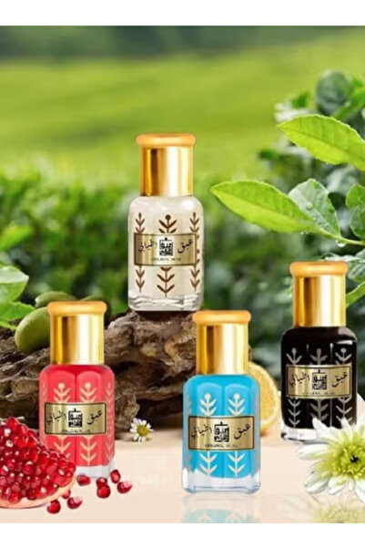 abaq atyabi مجموعه المسك، مسك ابيض، مسك اسود، الرمان، بودر، 6 مل