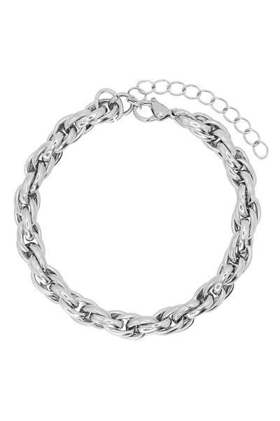 Heideman Gliederarmband Herren Bruce Silberfarben Casual