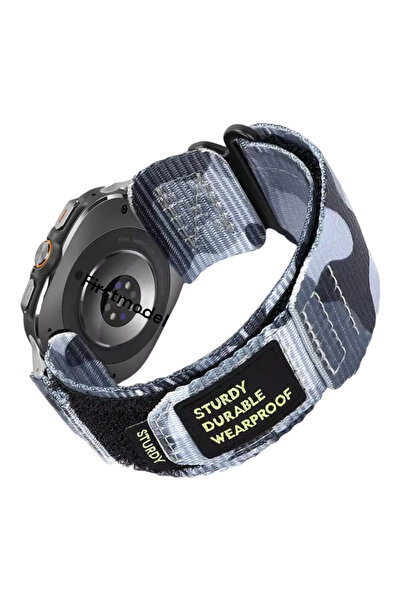 FirstModel 20 mm Universal Tüm Saat modelleri ile Uyumlu Premium Cırtlı Bant ...