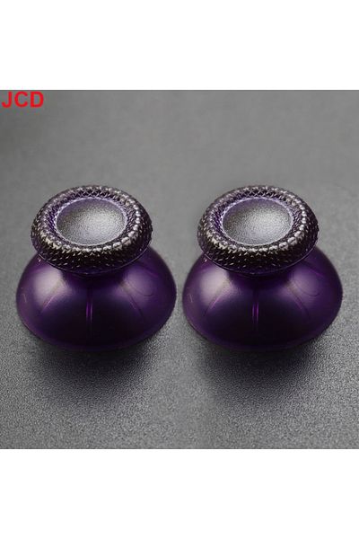 JCD عصا تحكم تناظرية ثلاثية الأبعاد من JCD شفافة أرجوانية اللون لوحدة تحكم PS5، أغطية عصي الإبهام التناظرية متعددة الألوان