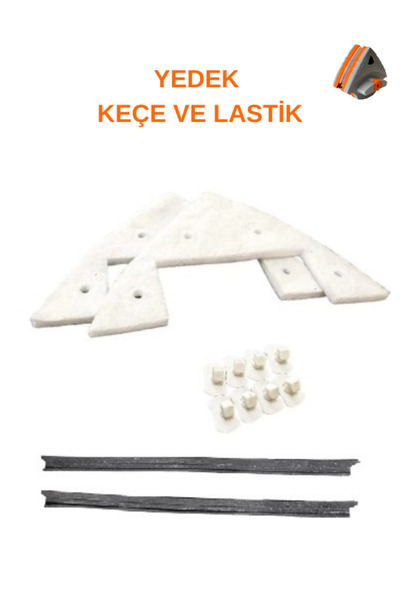 Ekostem 5-32 Mıknatıslı Cam Silme Aparatının Yedek Keçe Ve Lastik Seti (CAM SİLECEĞİ DEĞİLDİR)