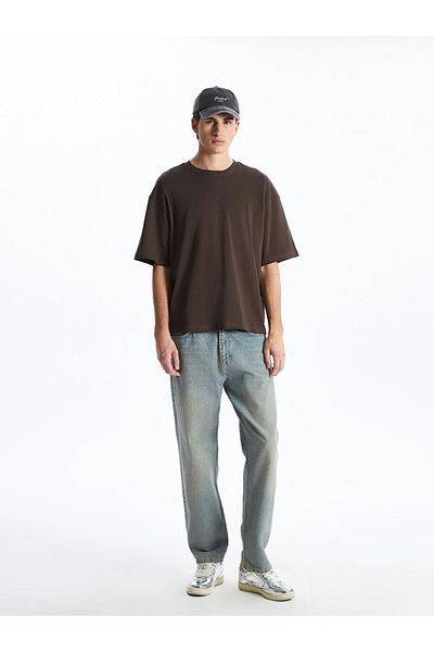LC Waikiki Crew Neck Combed Cotton Men's T-Shirt