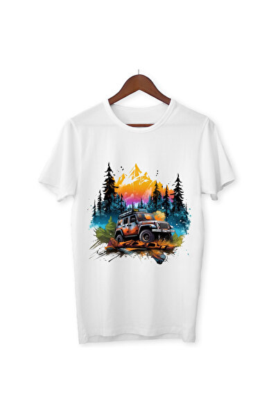 ALPŞAN TİCARET Auto Štampano Majica za odrasle/dete bela T-shirt