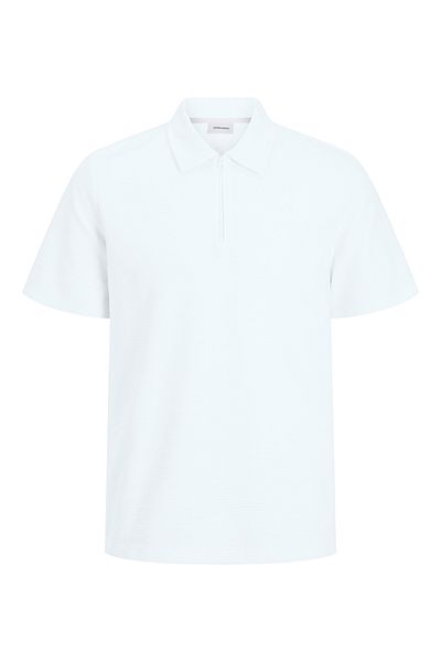 Jack & Jones Ανδρικό λευκό μπλουζάκι Jack Jones Jjbenja Polo Ss 12269338 -01