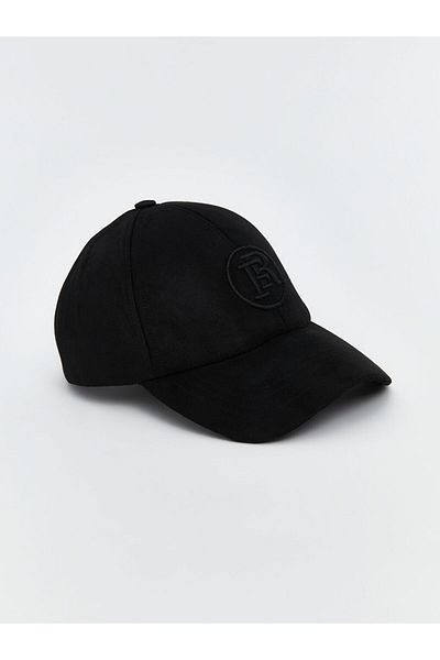 LC Waikiki Black Embroidered Men's Cap Hat