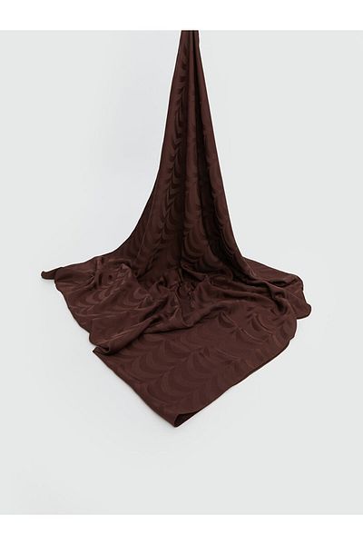 LC Waikiki Lcw Accessories Brown Patterned Women's Shawl