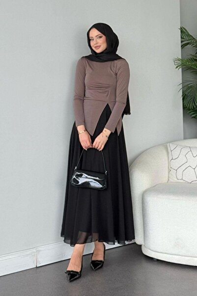 Şulemoda Giyim Μπλούζα Jessica - Μοντέρνο φόρεμα σε στυλ βιζόν