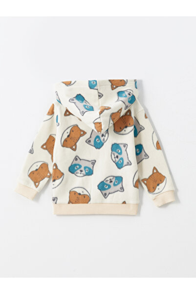 LC Waikiki Hooded Baby Boy Cardigan and Sweatpants Set of 2