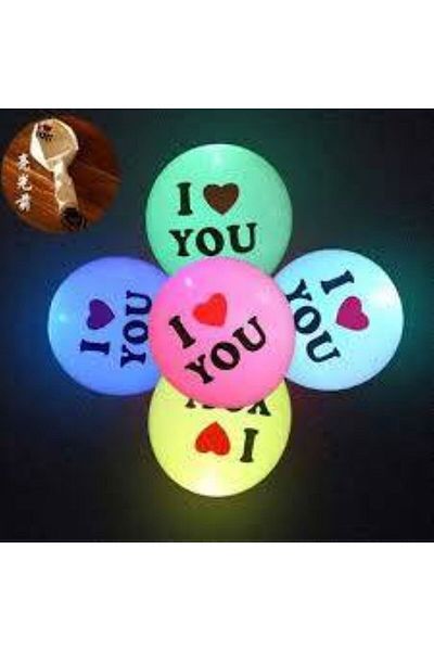 Generica Battery operated glow balloons, set of 18 pieces
