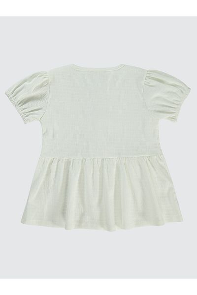 Civil Girls Girl's Shirt 6-9 Years Ecru