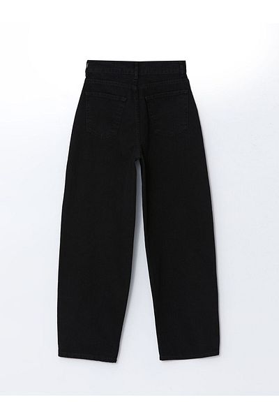 LC Waikiki Xside Anthracite Baggy Fit Women's Jean Trousers