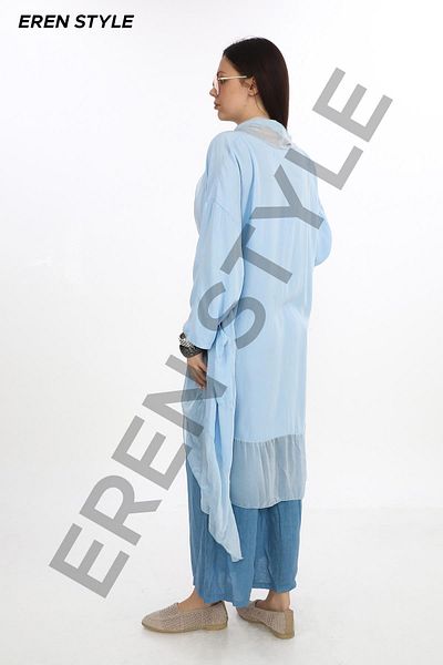 EREN STYLE Caftan și bluză oversize din mătase italiană