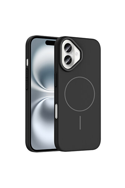 Nezih Case Apple iPhone 16 Plus Uyumlu Magsafe Şarj Destekli Pürüzsüz Silikon...