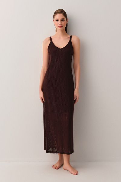 SUWEN Lotus Beach Dress