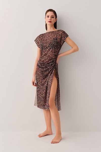 SUWEN Nina Tulle Beach Dress