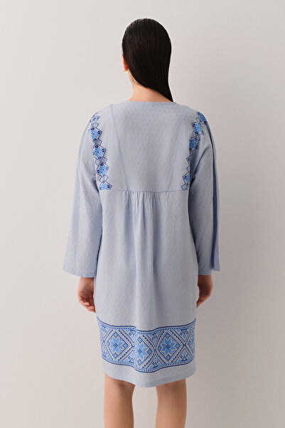 SUWEN Etamine Short Beach Dress