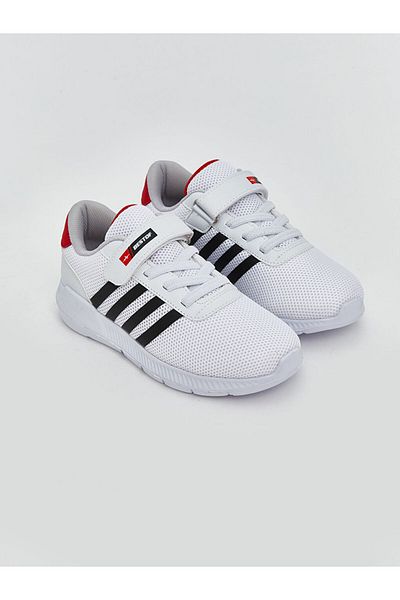 LC Waikiki Boys' Sports Shoes with Laces and Velcro