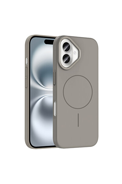 Nezih Case Apple iPhone 16 Plus Uyumlu Magsafe Şarj Destekli Pürüzsüz Silikon...