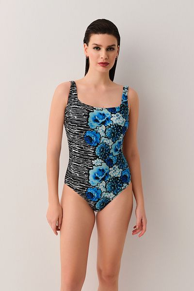 SUWEN Azure Square Neck Swimsuit