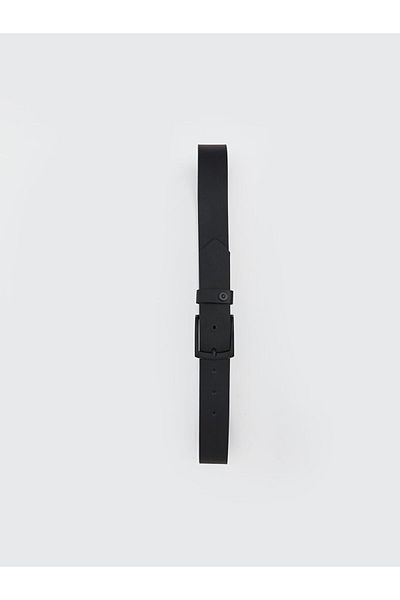 LC Waikiki Black Leather Look Boy's Belt