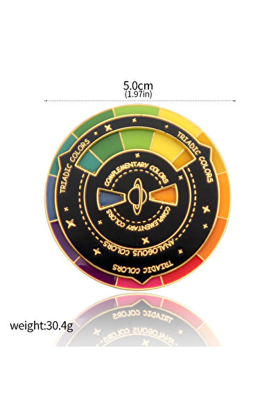 Choice X00368-01 بروش طاقة تحويل مزاجي مضحك، دبوس اجتماعي، بطارية، قرص دوار، ...