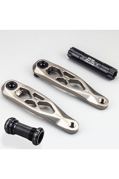 Choice 165mm Titanium color DUB EVOSID MTB Bike Crankset 170mm R-SPEC Trail Enduro Mountain Bicycle DUB 29m