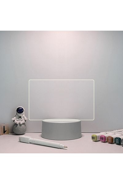 Choice C Changing Note Board Night Light Diy Creative Led Usb Message Holiday Light With Pen Gift For Home.
