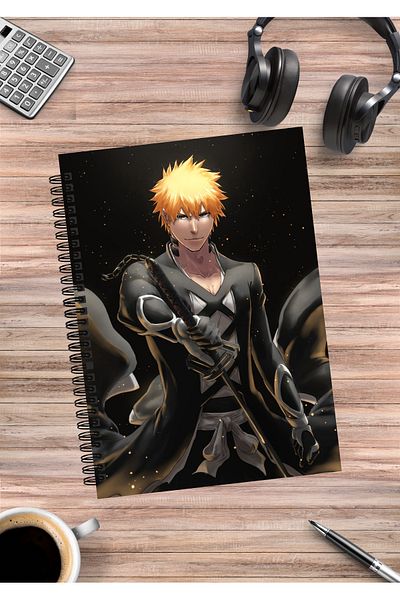 mertfigur Bleach Anime Spiral Notebook A5 (50 Sheets)